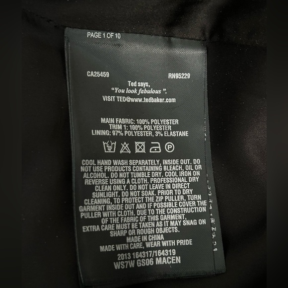 Ted Baker size 4 (10) Floral Print Women's‎ Skirt - Picture 4 of 9